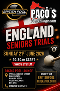 England Seniors Trials