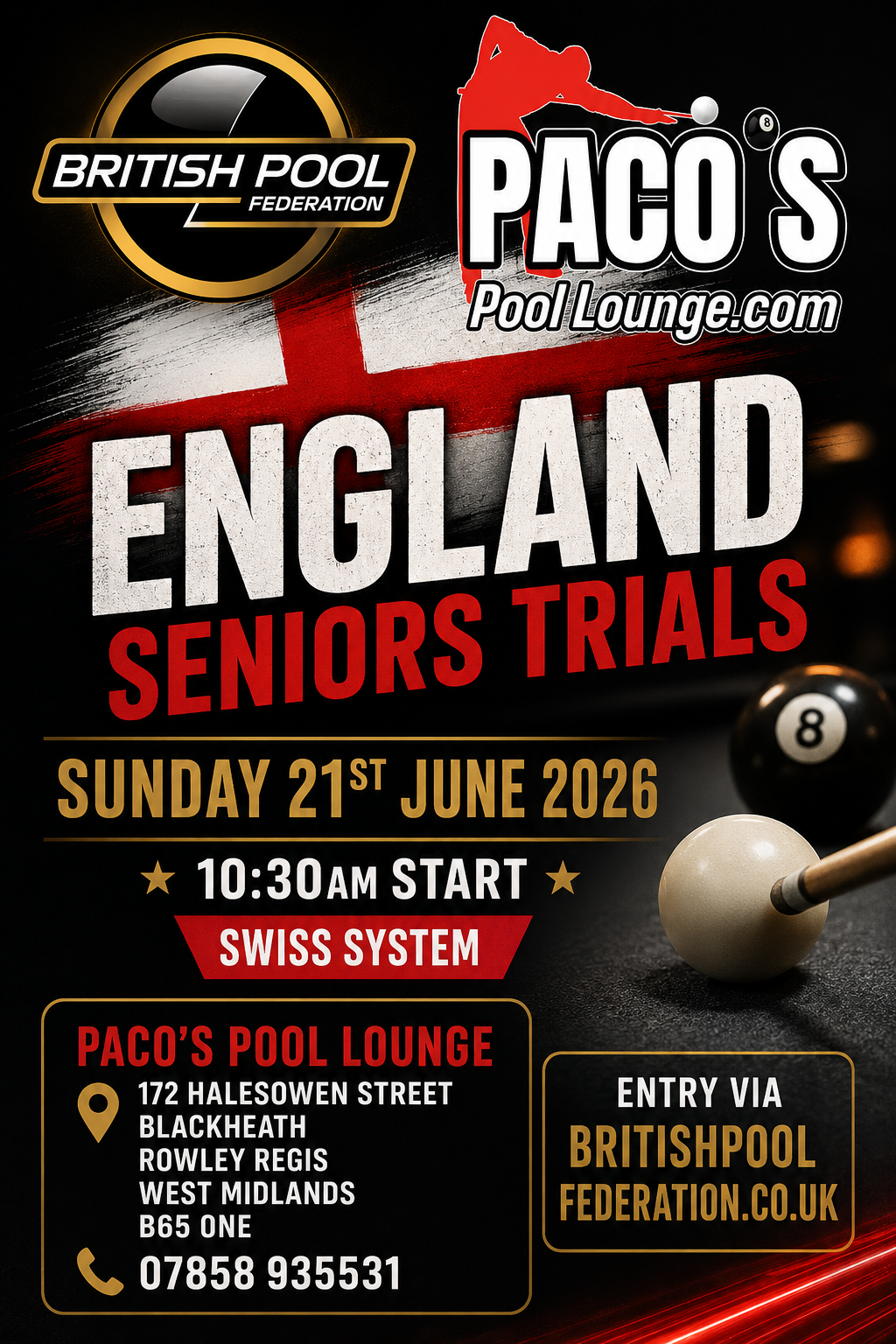 England Seniors Trials