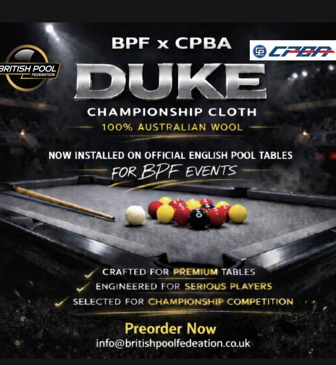 BPF x CPBA Duke Grey 7ft Napped (preorder limited stock)